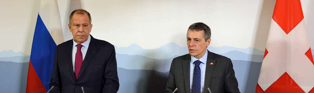 Sergei Lavrov and Ignazio Cassis - Geneva